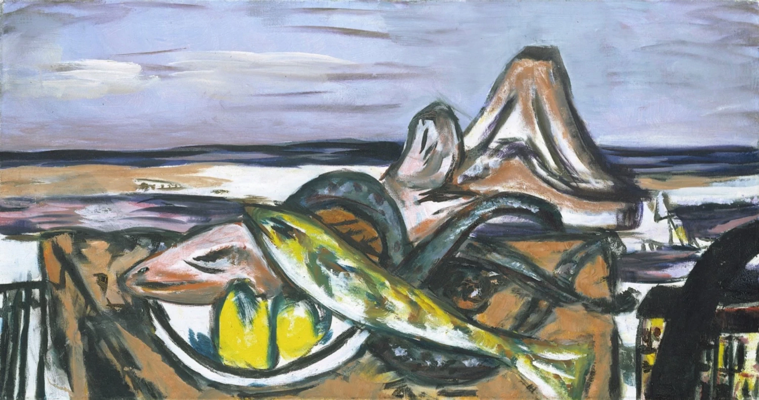 Paesaggio nel sud con frutti di mare, 1944 - Hamburger Kunsthalle, Hamburg